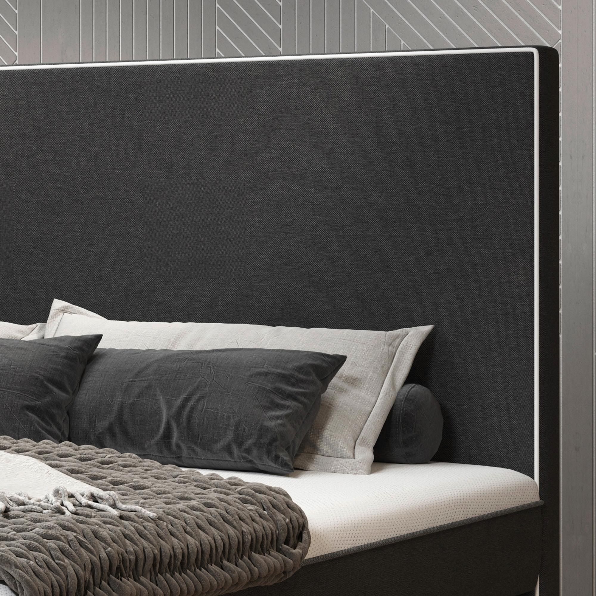 Modernes Boxspringbett mit Kopfteil