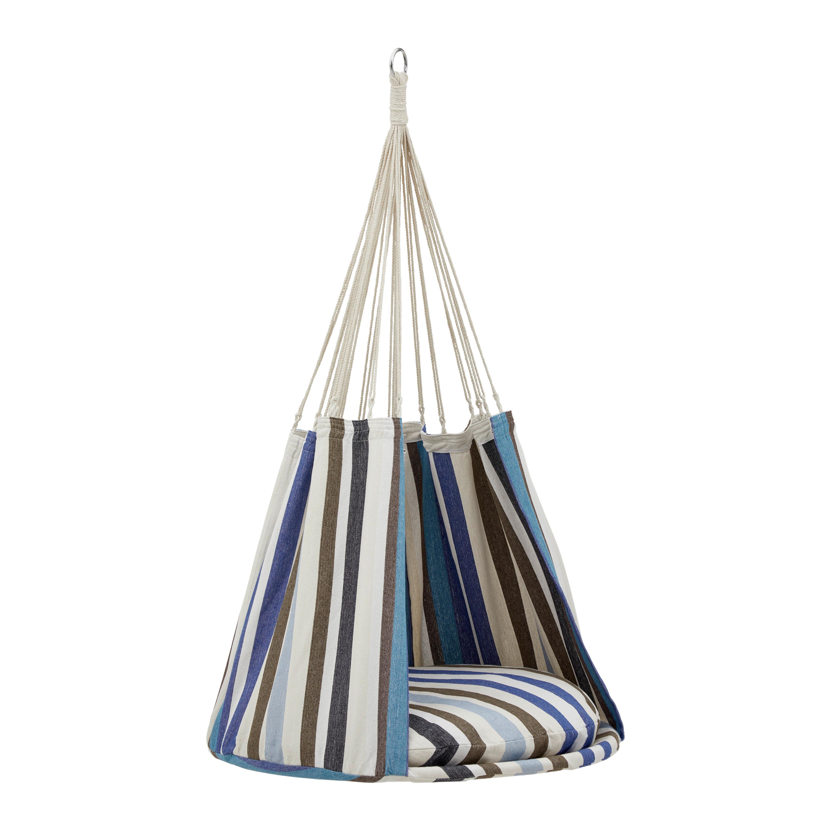 Závěsné křeslo FUNNY - vícebarevná, Moderní, kov/textil (80/130/80cm) - Bessagi Garden