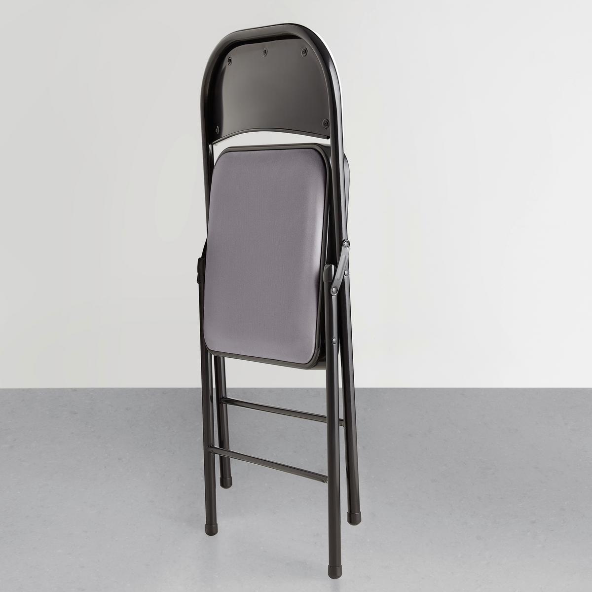 SKLÁDACÍ KŘESLO WALTER III -SB- - šedá/černá, Konvenční, kov/textil (46.5/79/47cm) - Mömax