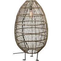 Außenleuchte 64100-2503  Hanoi - Schwarz, Natur, Kunststoff (100cm)