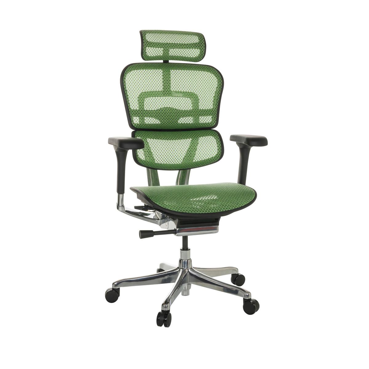 Drehstuhl Ergohuman I - Silberfarben/Schwarz, Basics, Kunststoff/Textil (69/119-144/65cm) - MID.YOU