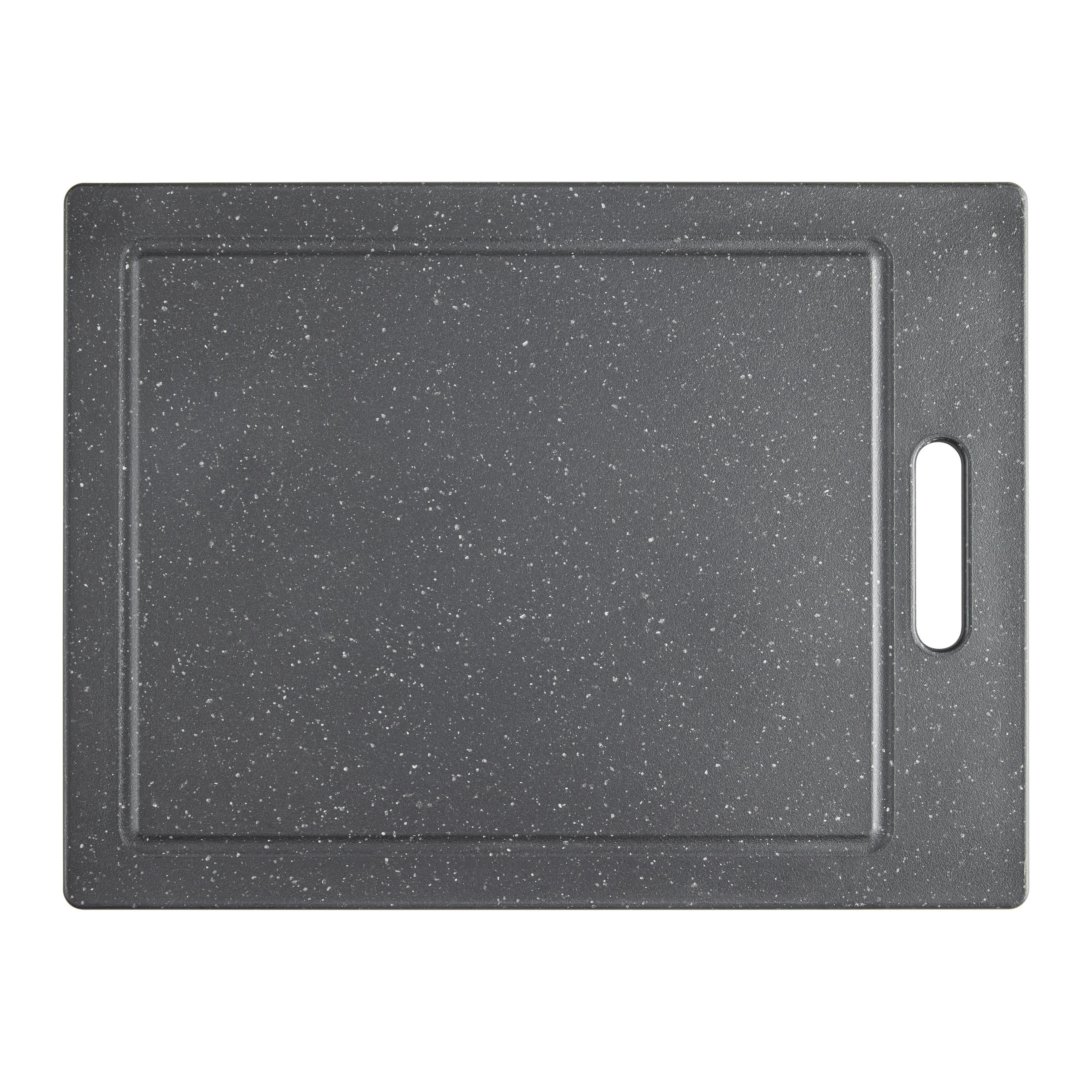 Kuchyňské prkénko MICHAEL - L - černá, Moderní, plast (36,6/27,6/1cm) - Mömax