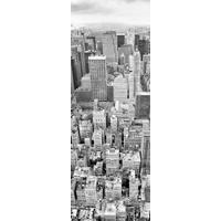 Vliestapete Uptown - Schwarz/Weiß, Basics (100/280cm) - Komar
