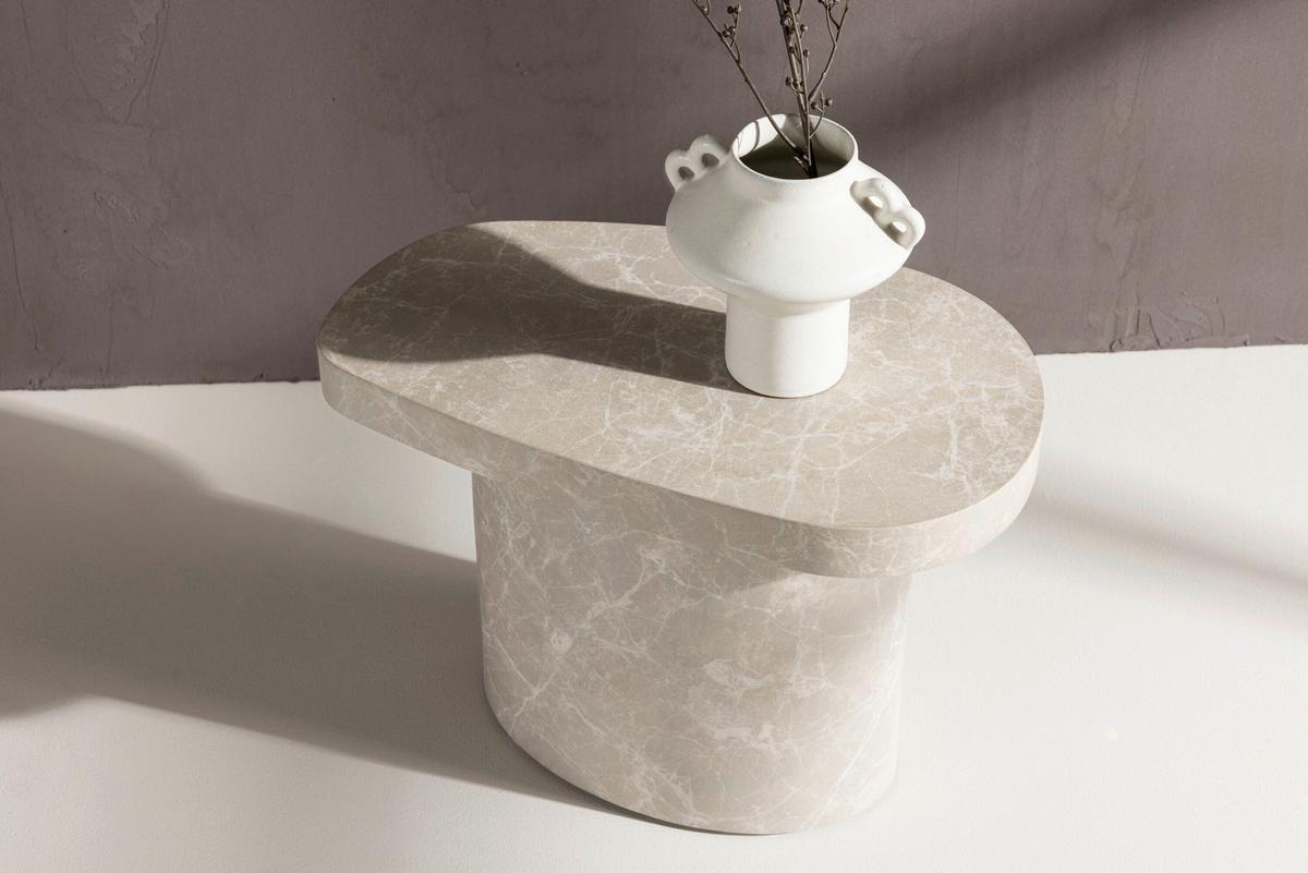 Båstad Båstad Hellgrau B: 50cm - Hellgrau, MODERN, Holz (50/30/35cm) - Livetastic