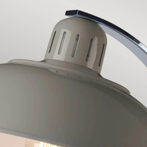 Tischleuchte Franklin-Grey - Grau, KONVENTIONELL, Metall (30/46/36cm) - Elstead Lighting