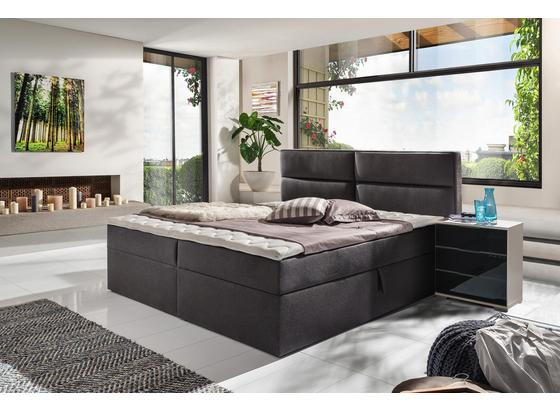 Boxspringbett mit Topper & Bettkasten 195x220cm Mercura - Graphitfarben, MODERN, Holzwerkstoff/Textil (180/200cm) Boxspringbett mit Topper & Bettkasten 195x220cm Mercura - Graphitfarben, MODERN, Holzwerkstoff/Textil (180/200cm)