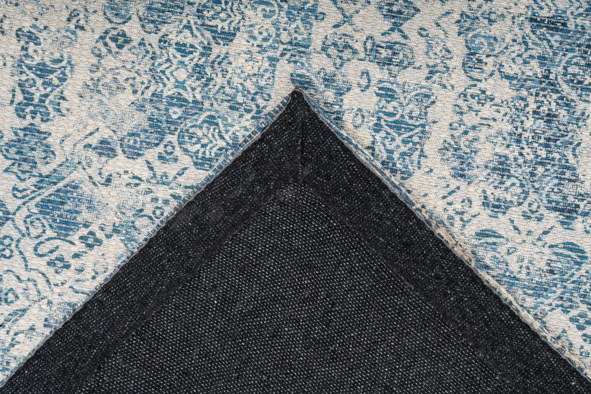 Vintage-Teppich Percy 200 - Blau, KONVENTIONELL, Textil (80/150cm)