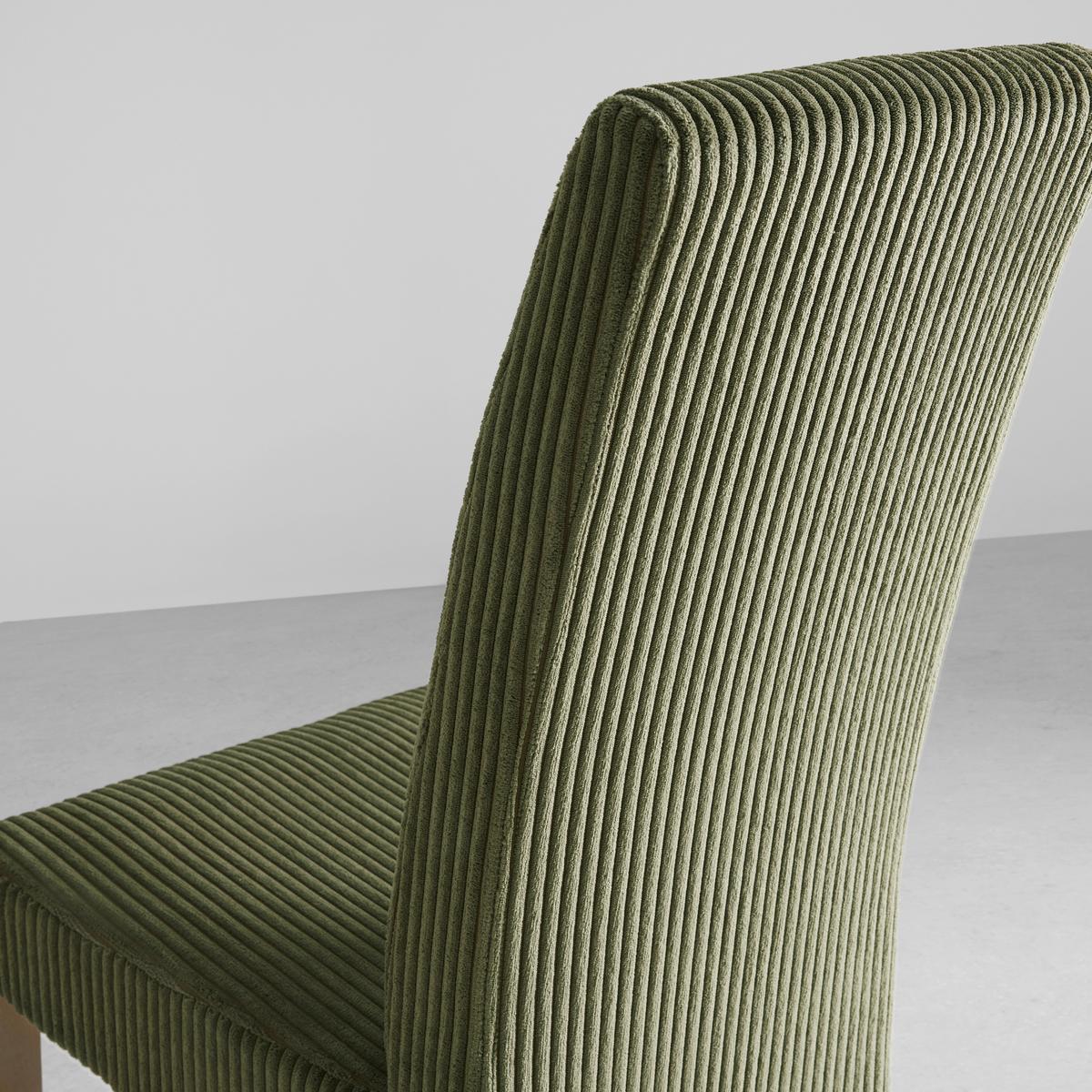 ŽIDLE ROKO - barvy dubu/zelená, Moderní, dřevo/textil (46/101/62cm) - Mömax