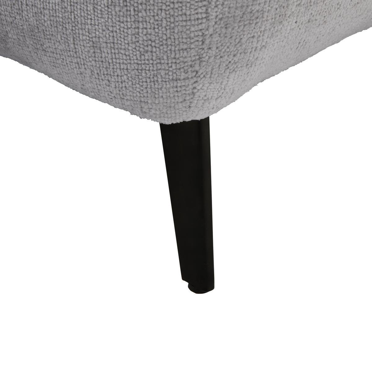 Elektrická sedačka SILVIO, levá, světle šedá - černá/světle šedá, Moderní, kov/textil (225/275cm) - Mömax