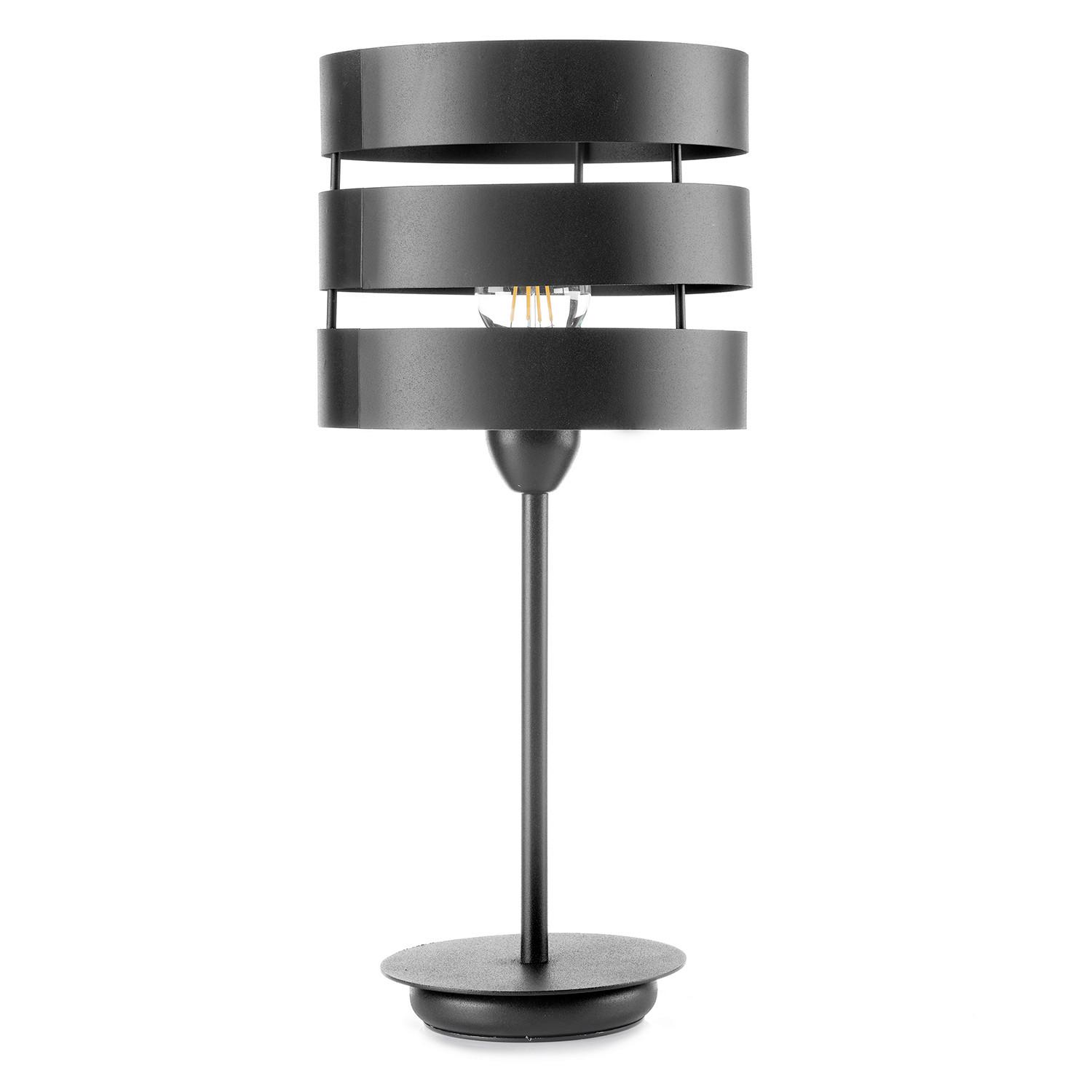 Nachttischleuchte 5028/Lgn - Schwarz, Design, Metall (23/35cm)