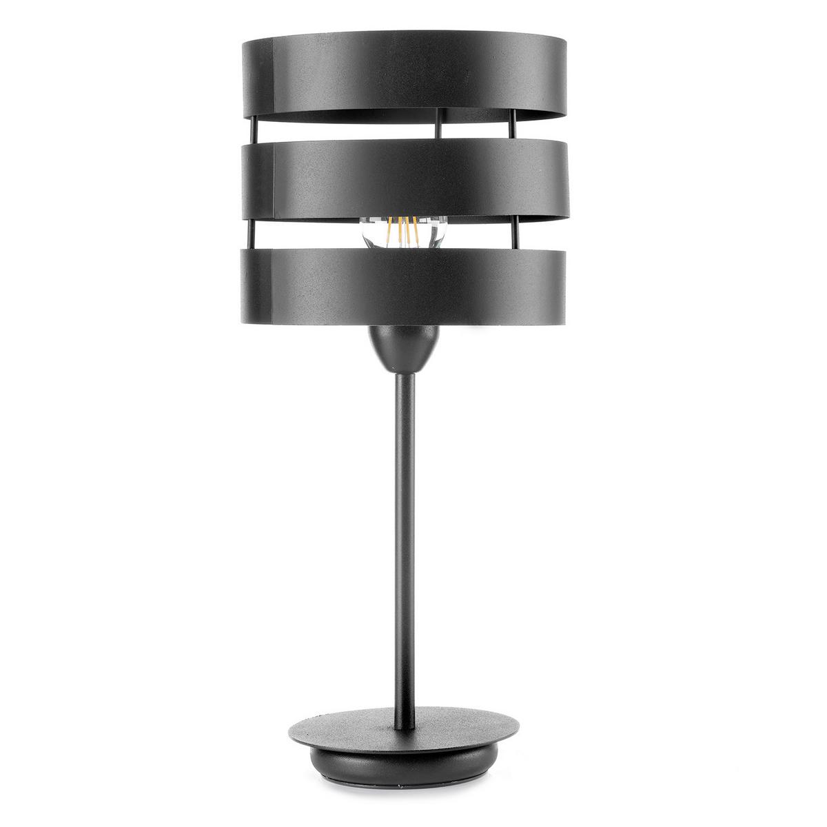 Nachttischleuchte 5028/Lgn - Schwarz, Design, Metall (23/35cm)