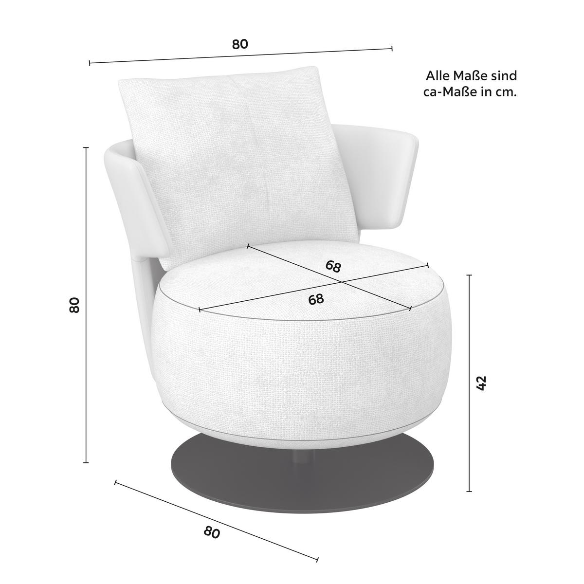 Kreslo NORA, béžová - čierna/béžová, Modern, kov/drevo (80/80/80cm) - Bessagi Home
