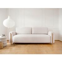 SCHLAFSOFA Arcadova Beige B: 244 cm - Eichefarben/Beige, Design, Textil (244/97/97cm) - MID.YOU