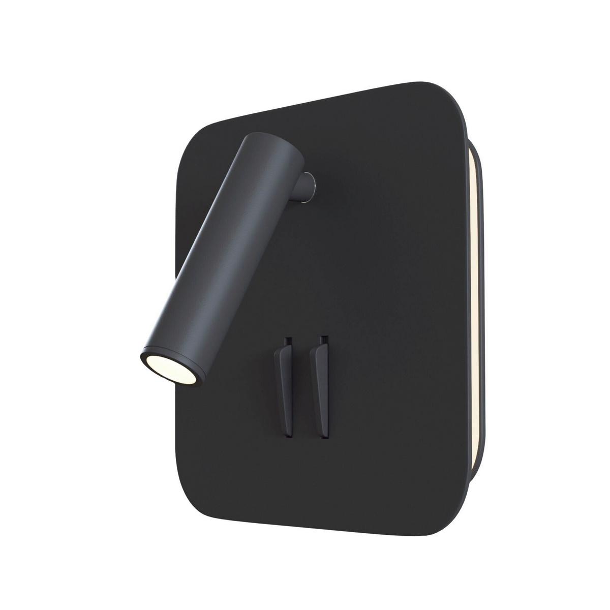 Wandleuchte Ios 176 - Schwarz, Trend, Metall (13/13/10cm) - MAYTONI