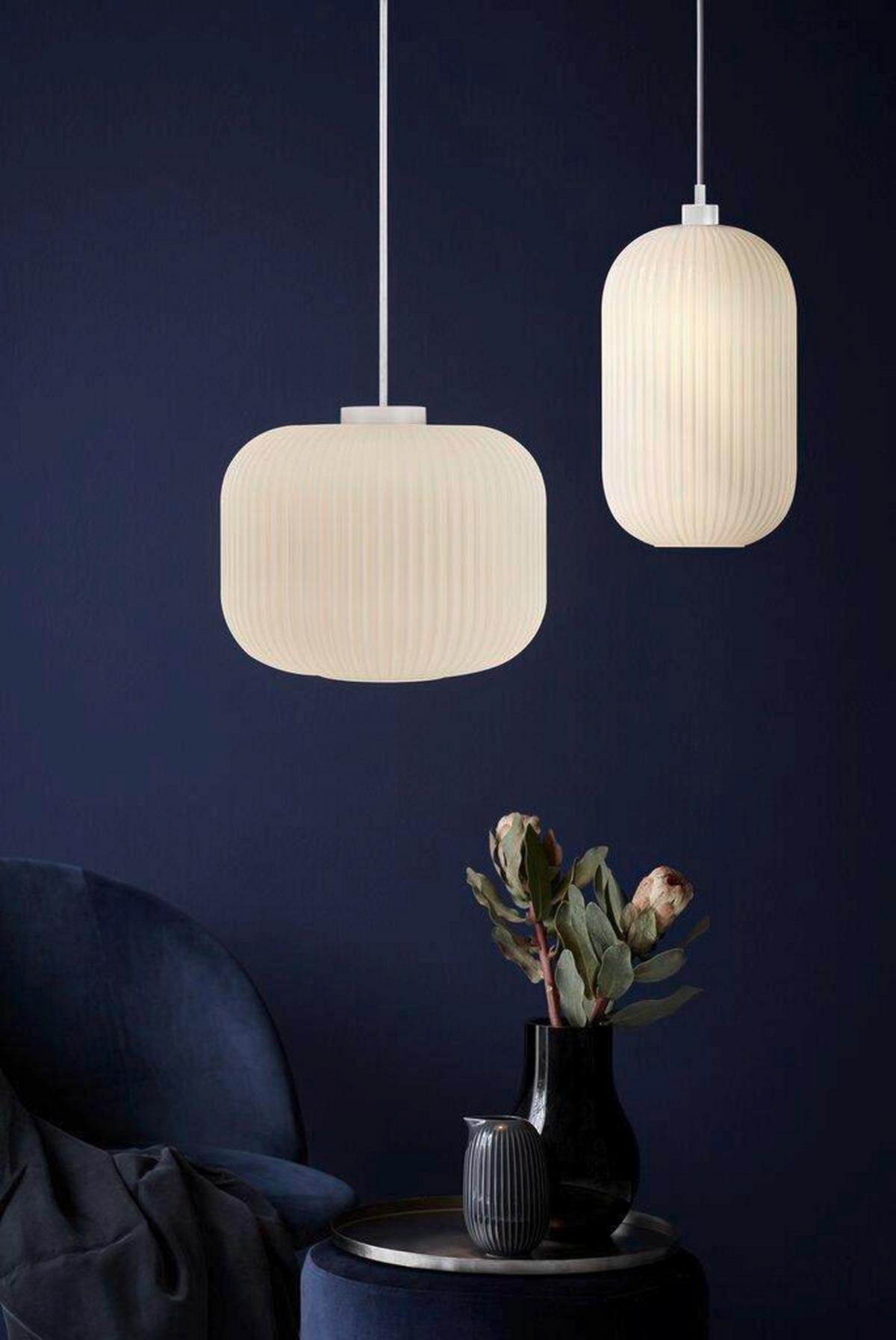 Hängeleuchte Milford Weiß D: 30 cm - Weiß, Design, Glas (30/23,5cm) - Nordlux