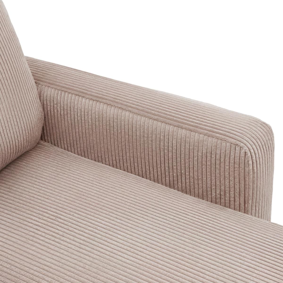 Rohová sedačka DAVE, obojstranná, ružový menčester - ružová, Modern, textil (227/146cm) - Based