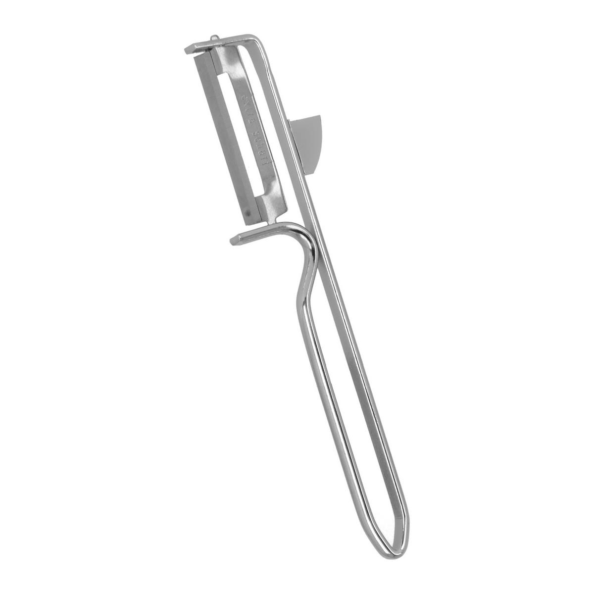 Sparschäler Moyo Chrom BxHxT: ca. 6,8x22,7x0,9 cm - Silberfarben, Basics, Metall (6,8/22,7/0,9cm) - Metaltex