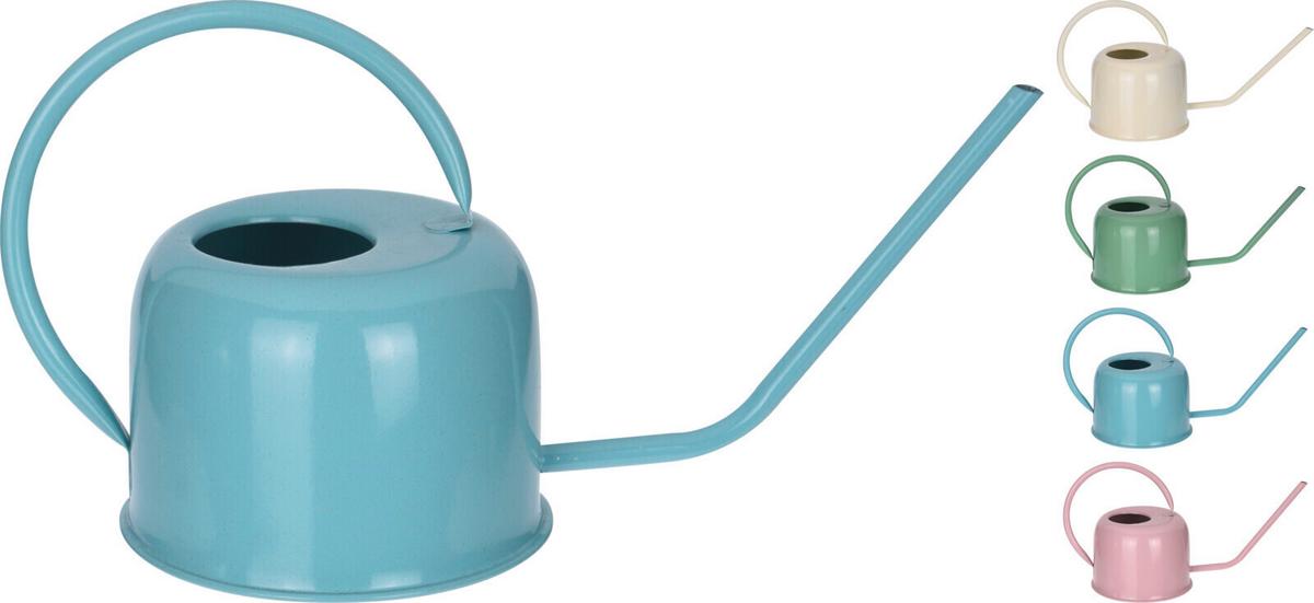 Gießkanne Giesskanne Eds 1100ml - Blau/Pink, Basics, Metall (33/13,5/17cm)