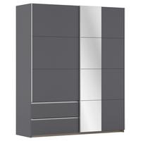 Schwebetürenschrank Stoke Grau B: 175 Cm - Grau, MODERN, Holzwerkstoff (175/210/59cm) - Rauch Möbel