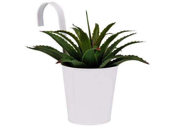 Übertopf Caro - Hellrosa/Hellgrau, Basics, Metall (13,5/26,5cm) - Ombra Übertopf Caro - Hellrosa/Hellgrau, Basics, Metall (13,5/26,5cm) - Ombra