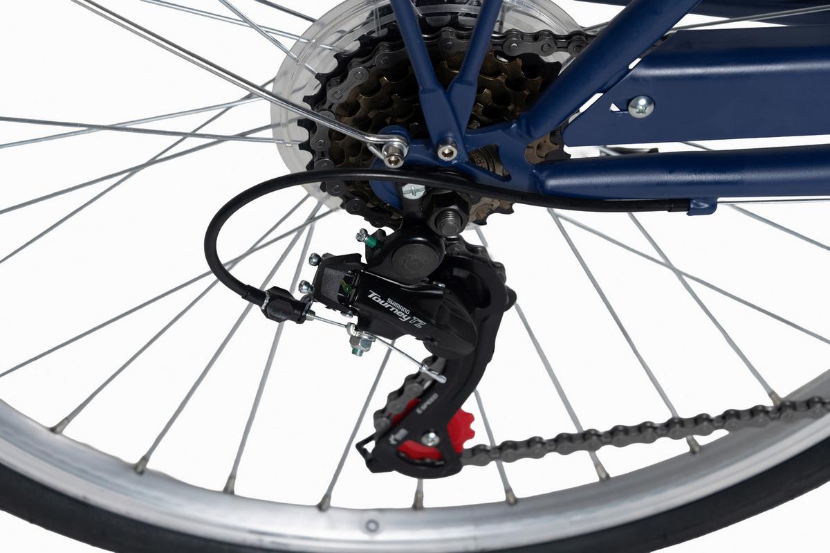 Citybike 26'' mit Korb DaCapo Cantaloupe blau - Blau, Basics, Metall (25/140/60cm)