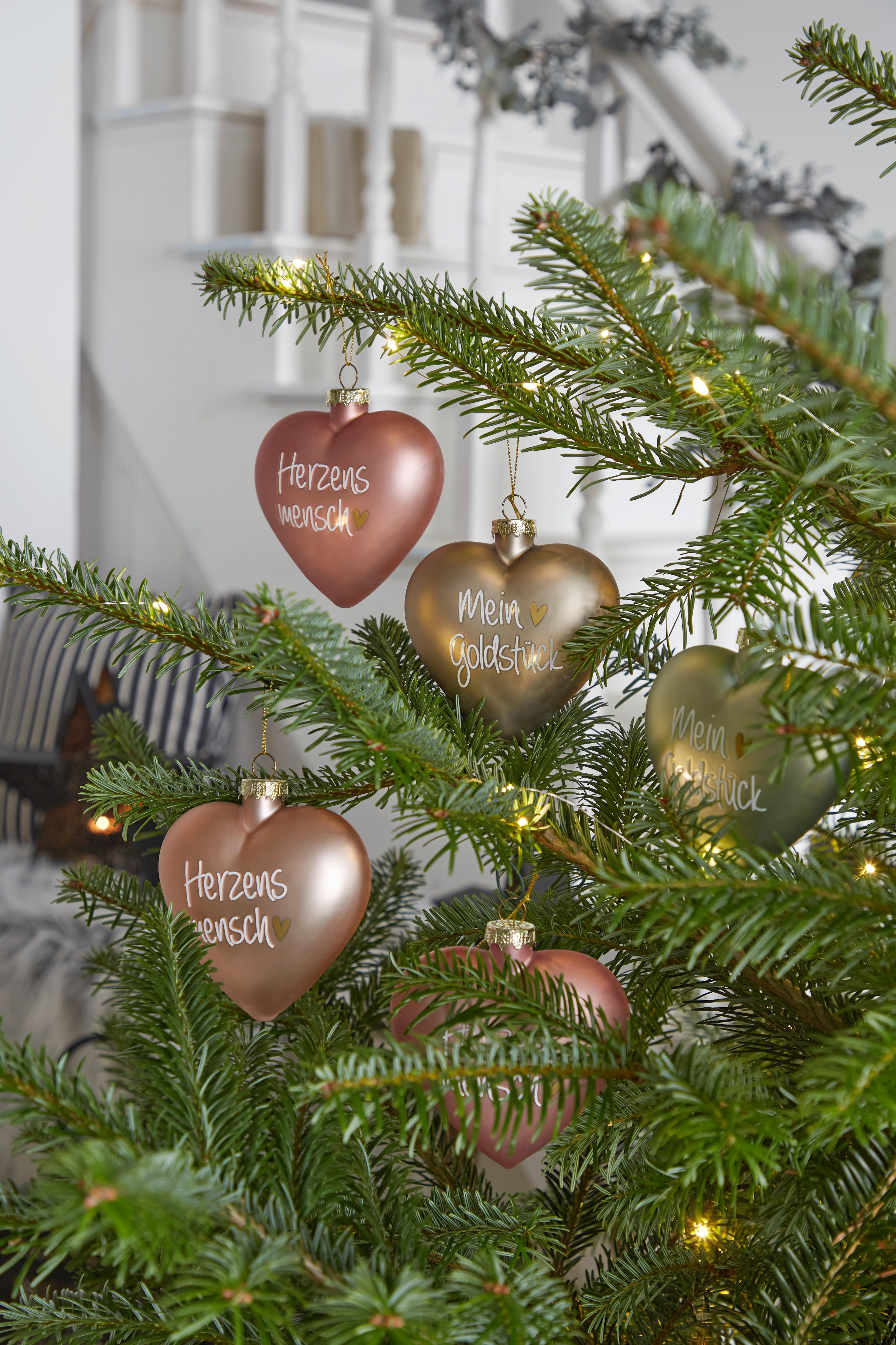 Anhänger 2037677 Dario - Beige/Altrosa, KONVENTIONELL, Glas (10/5/10cm)