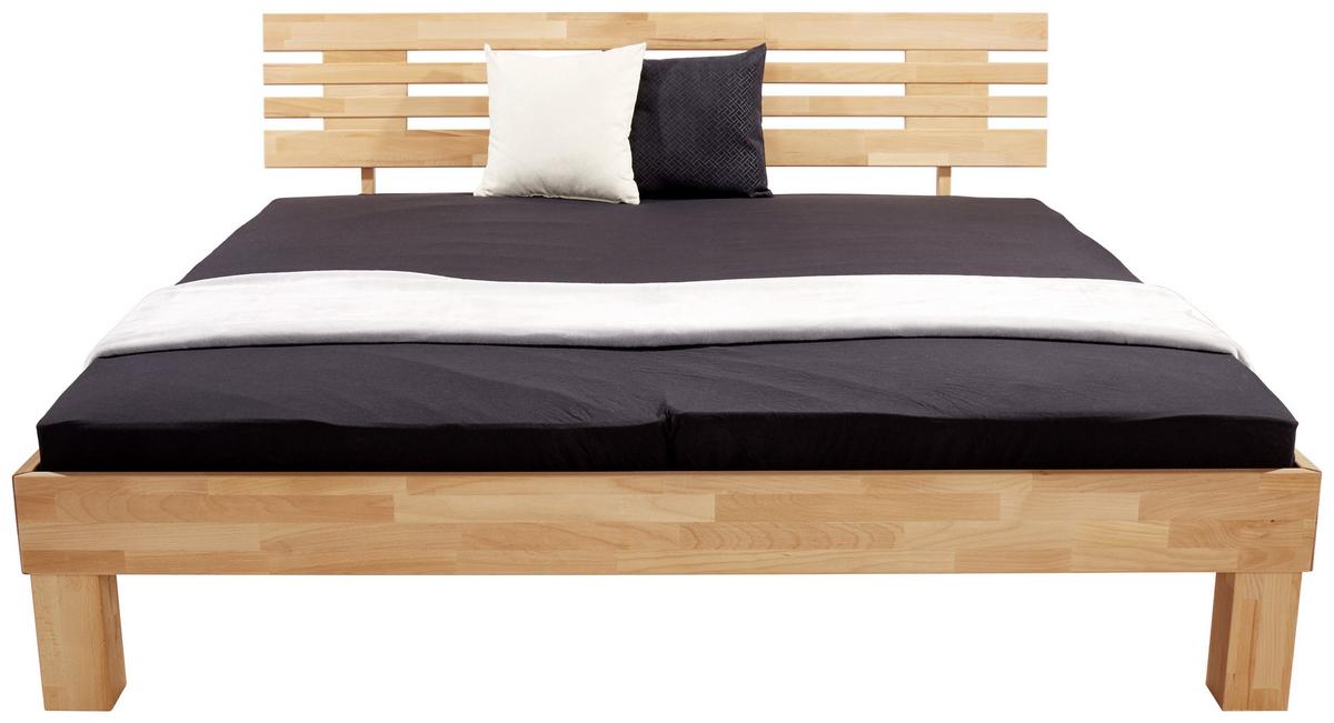 Bett Elisabeth - Kernbuche, KONVENTIONELL, Holz (160/200cm)
