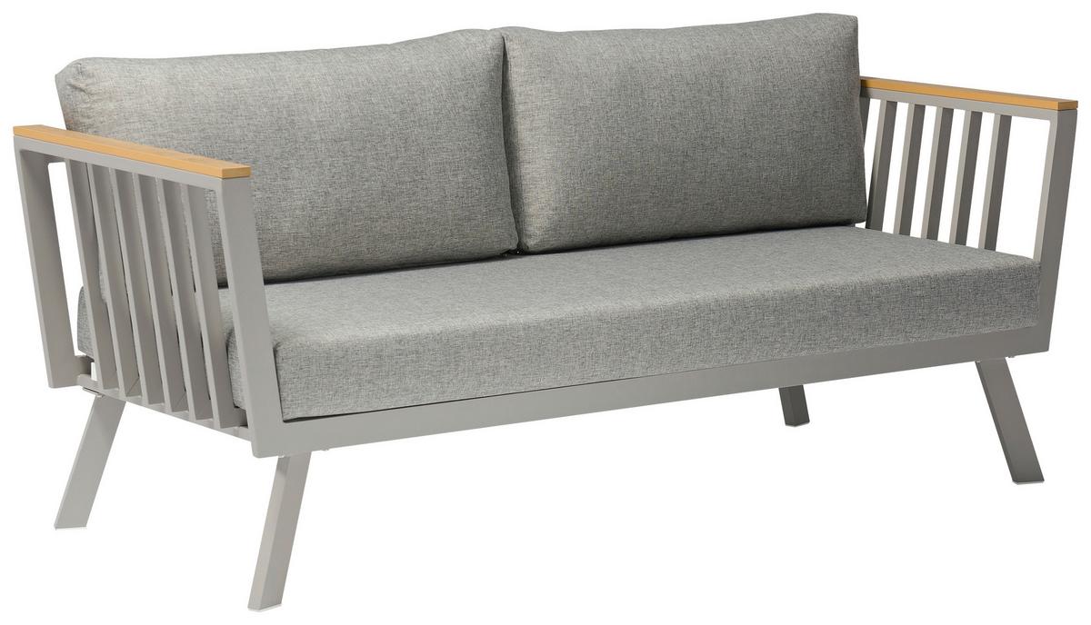 Loungegarnitur Gondola - Taupe/Grau, MODERN, Kunststoff/Textil (175/70/72cm) - Acamp