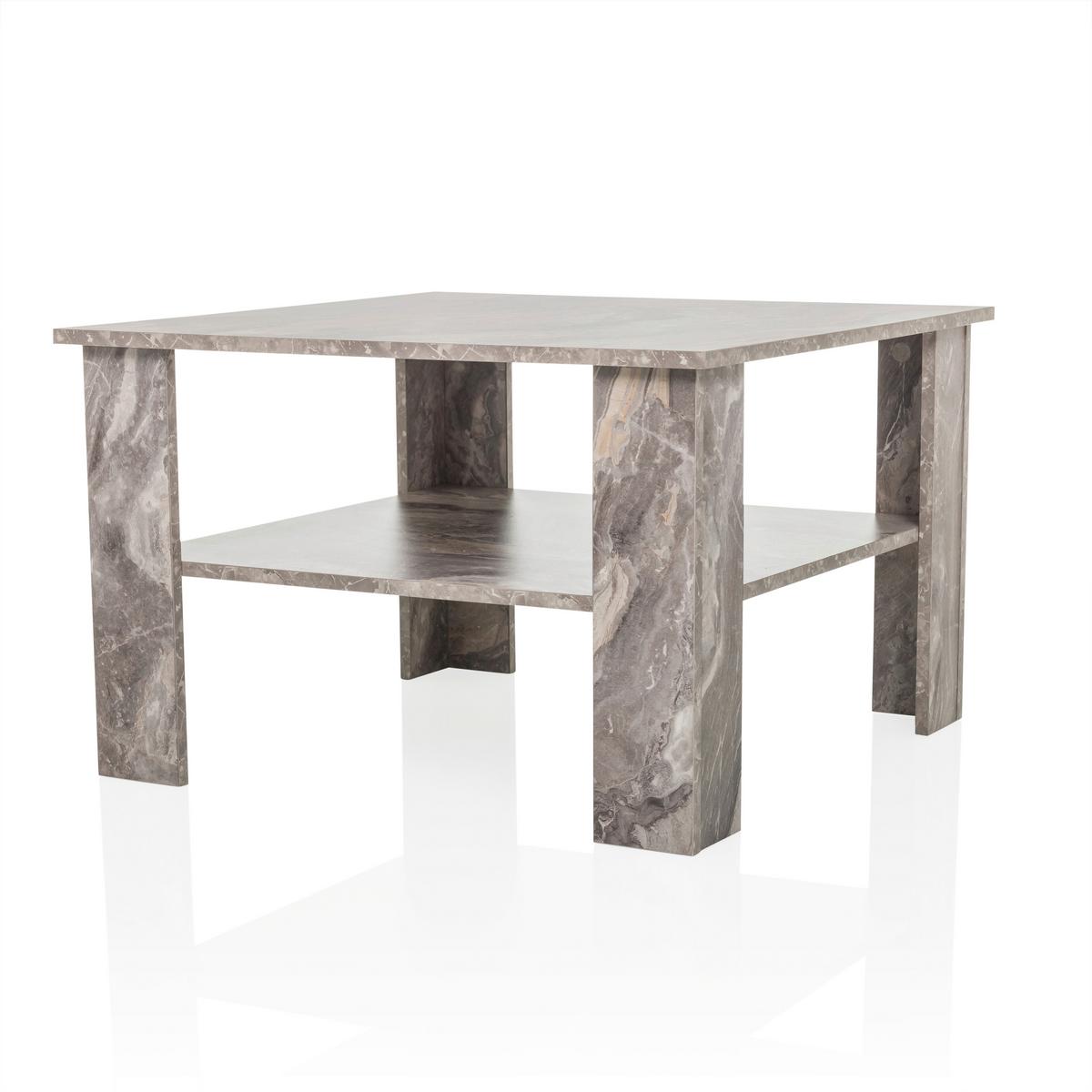 Couchtisch Bismo Grau B: 70 cm - Grau, MODERN, Holzwerkstoff (70/70/45cm) - MID.YOU