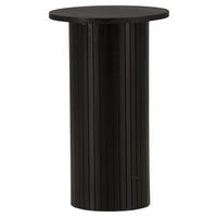 Beistelltisch Bianca - Schwarz, Design, Holzwerkstoff (40/40/65cm) - Livetastic