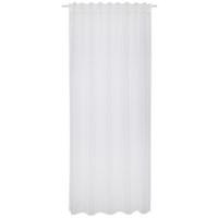 Fertigvorhang Shwan - Silberfarben/Weiß, MODERN, Textil (140/245cm) - Luca Bessoni