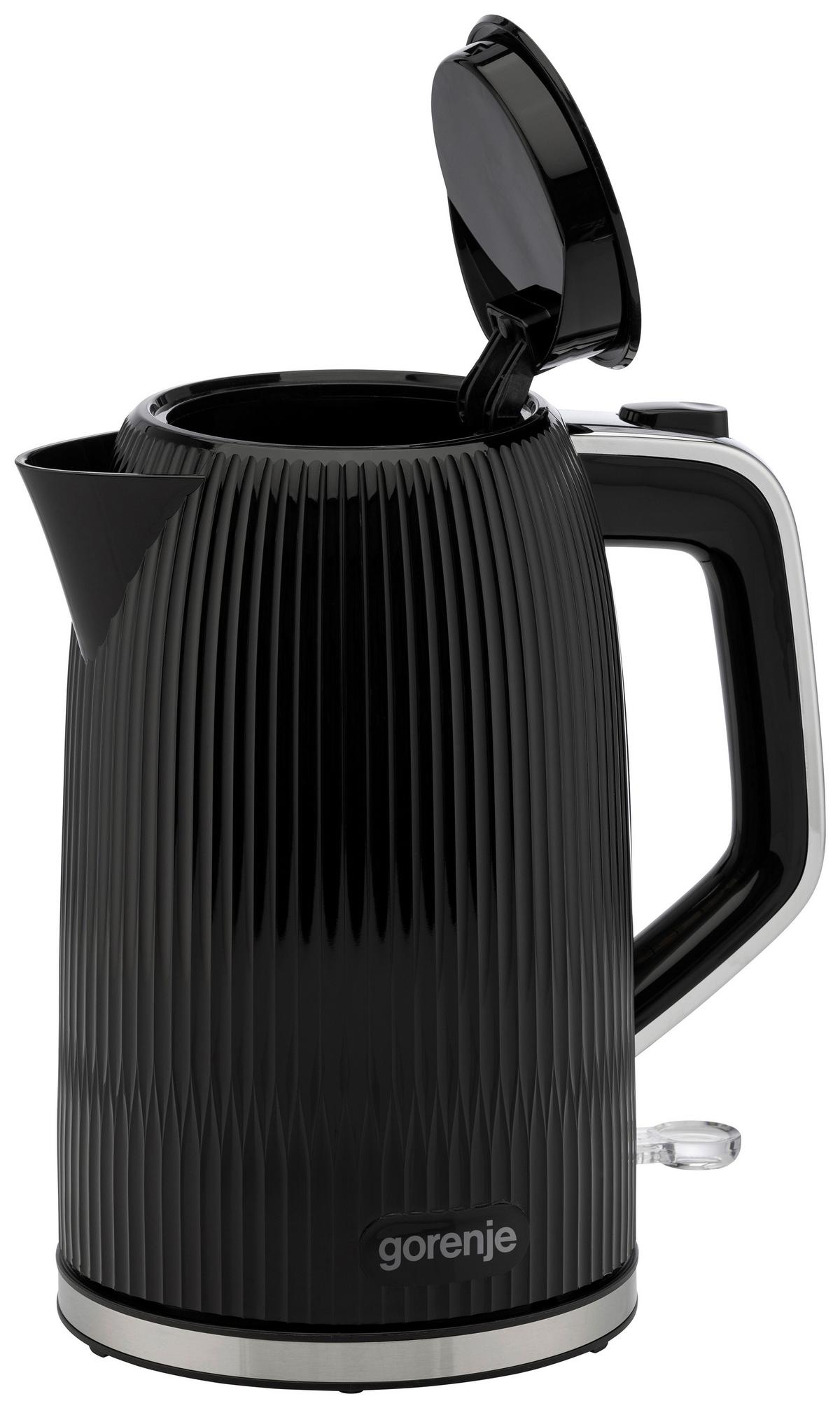 Wasserkocher, 1850-2200w K17dpb - Schwarz, Basics, Kunststoff/Metall (21,6/24,2/15,7cm)