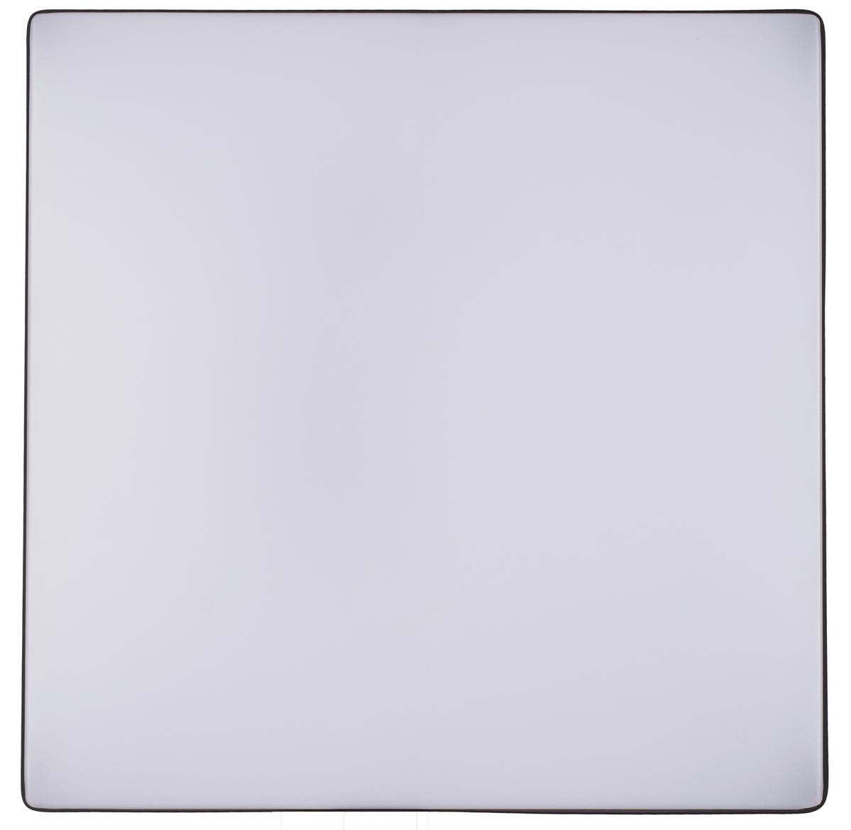 STROPNÍ LED SVÍTIDLO JANNEK - bílá/černá, Moderní, kov/plast (33/33/5,5cm) - Premium Living