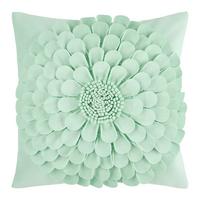 DEKORAČNÍ POLŠTÁŘ FLORA - mátově zelená, Konvenční, textil (45/45cm) - Mömax