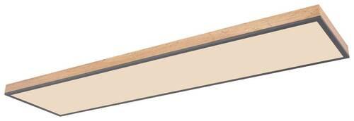 LED-Deckenleuchte 416080wd5-Cct L:  120 - Opal/Graphitfarben, Basics, Holz/Kunststoff (120/30/7,5cm) - Globo