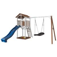 Spielturm Axi Beacht Tower Roxy - Blau/Braun, KONVENTIONELL, Holz (356,6/241,9/349cm) - Ambia Garden