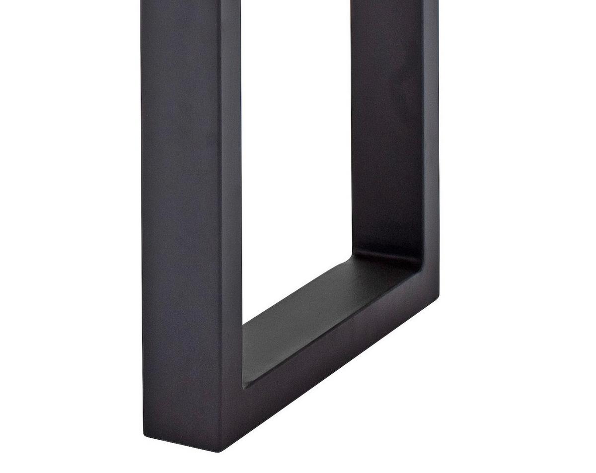 Couchtisch Holz Massiv Wallnussfarben/Anthrazit - Anthrazit/Walnussfarben, MODERN, Holz/Metall (110/45/70cm)