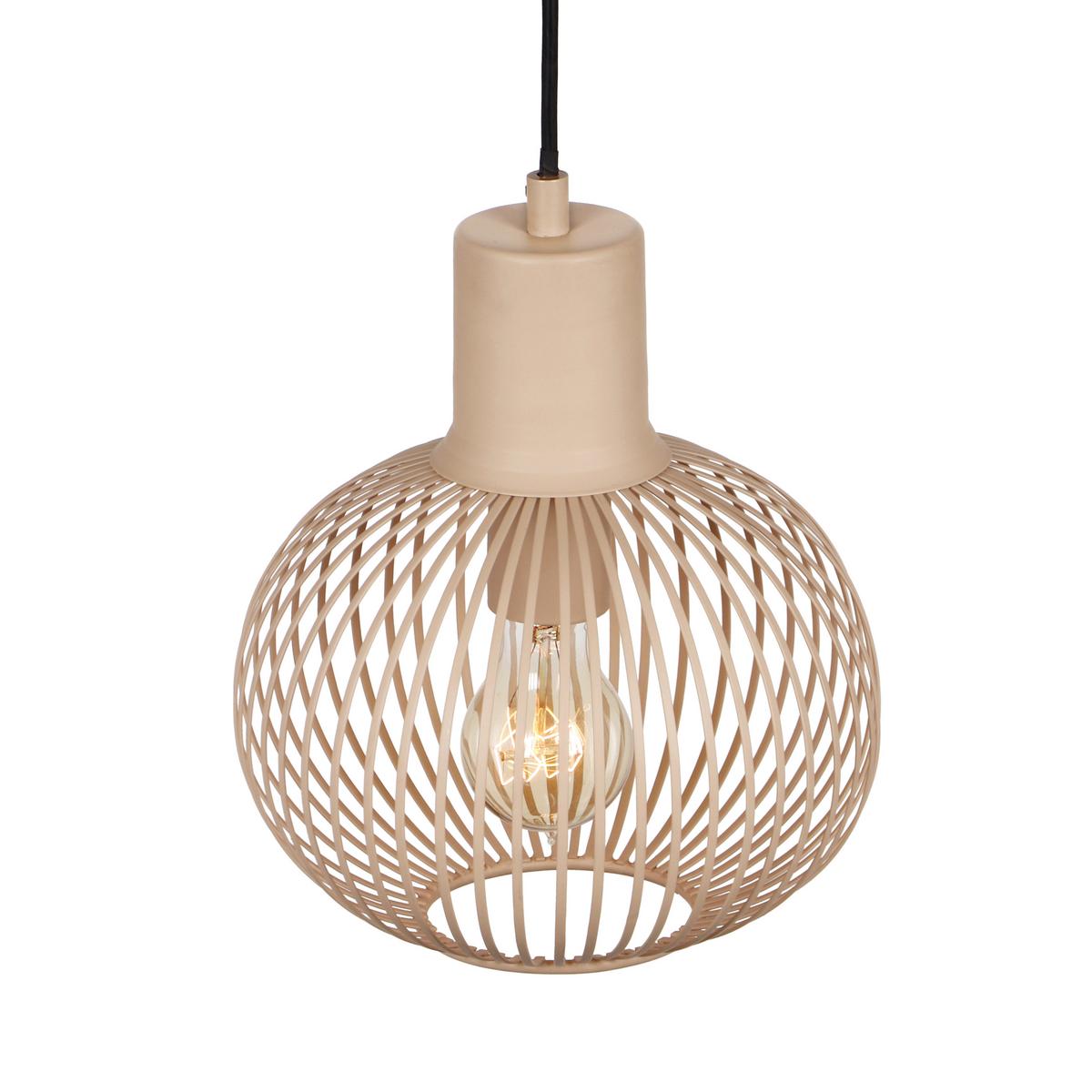 Pendelleuchte 365700166 Gila - Sandfarben, KONVENTIONELL, Metall (23/150cm) - Trio Leuchten