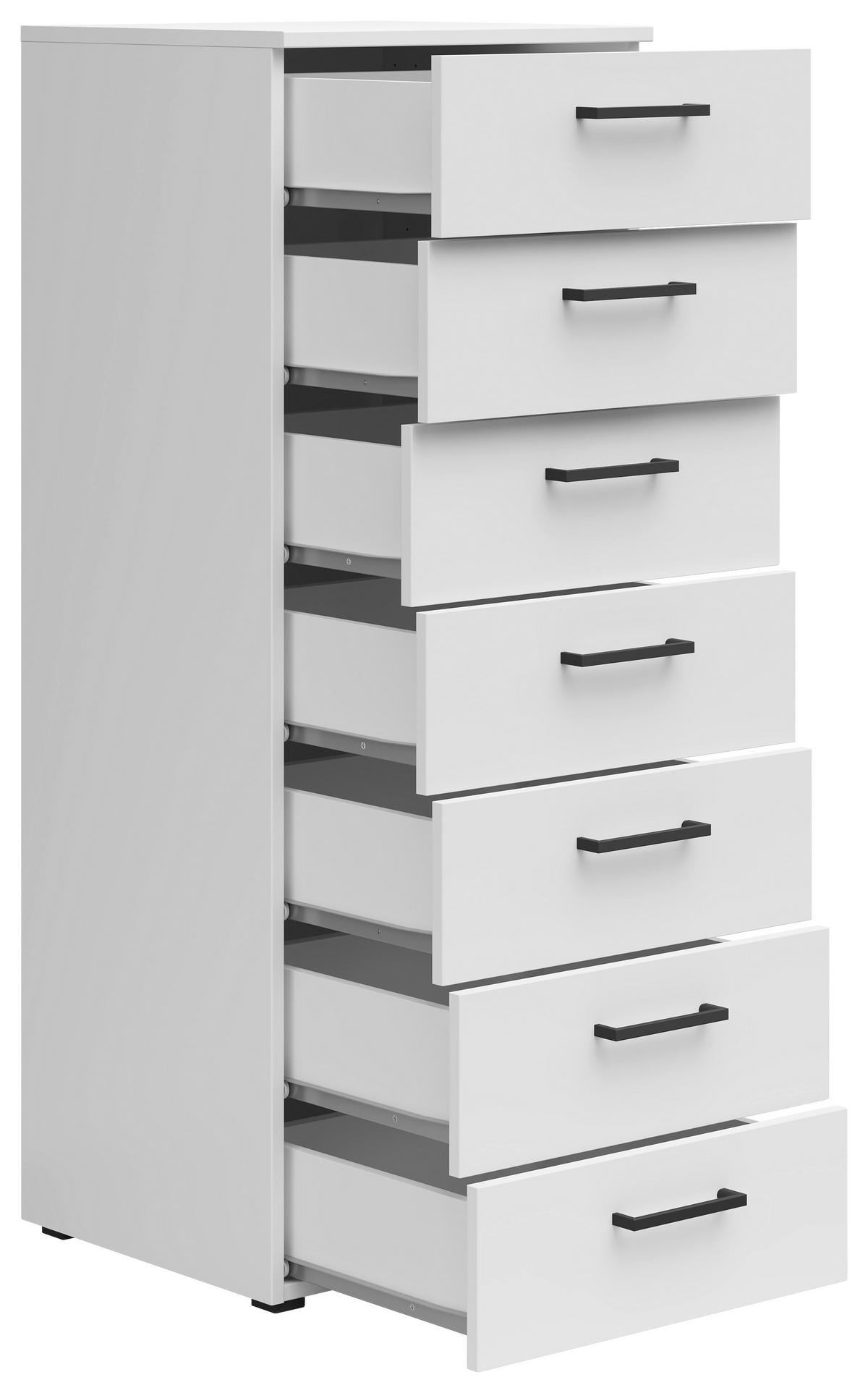 Komoda MULTISTAURAUM š: 45cm - čierna/biela, Modern, kompozitné drevo/plast (45/115/40cm)
