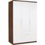 Kleiderschrank Wien 136cm - Eichefarben/Weiß, KONVENTIONELL, Holzwerkstoff (136/212/56cm) Kleiderschrank Wien 136cm - Eichefarben/Weiß, KONVENTIONELL, Holzwerkstoff (136/212/56cm)