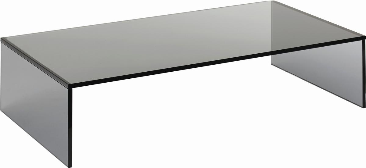 TV-podstavec UNIVERSAL - tmavě šedá, sklo (60/14/30cm) - Mömax