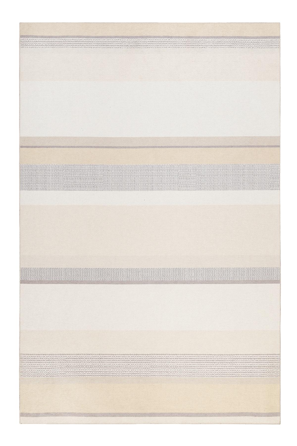 Flachwebteppich Ben Taupe/Sandfarben 120x170 cm - Taupe/Sandfarben, KONVENTIONELL, Textil (120/170cm) - Esprit