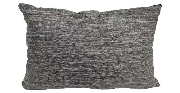 Zierkissen Carmina 50x70 cm Polyester Anthrazit mit Zipp - Anthrazit, ROMANTIK / LANDHAUS, Textil (50/70cm) - James Wood