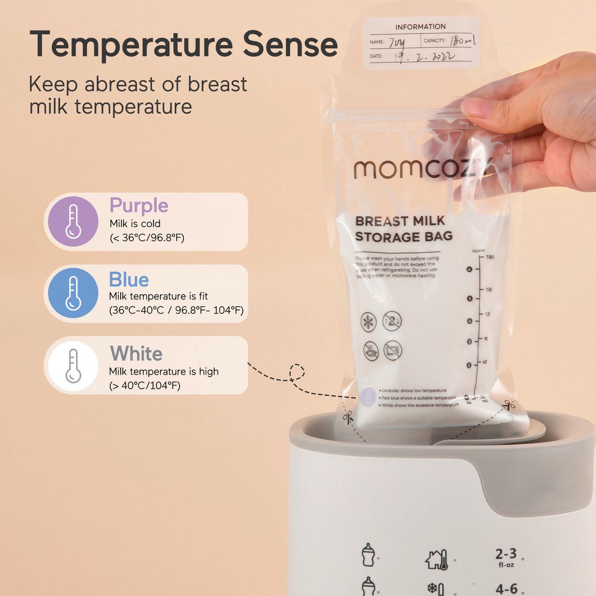 Sterilisationsbeutel transparent - Transparent, Basics (12/12/13cm) - Momcozy