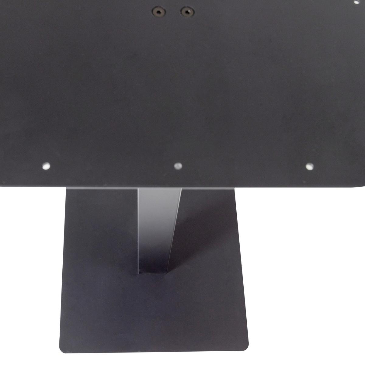TISCHGESTELL Tablo Schwarz L: 50cm - Schwarz, MODERN, Metall (50/50/105cm) - Livetastic