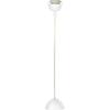 Hängefassung Pendelleuchte E27 L: 150 Cm, Weiß - Weiß, KONVENTIONELL, Kunststoff/Metall (150cm) - Homezone