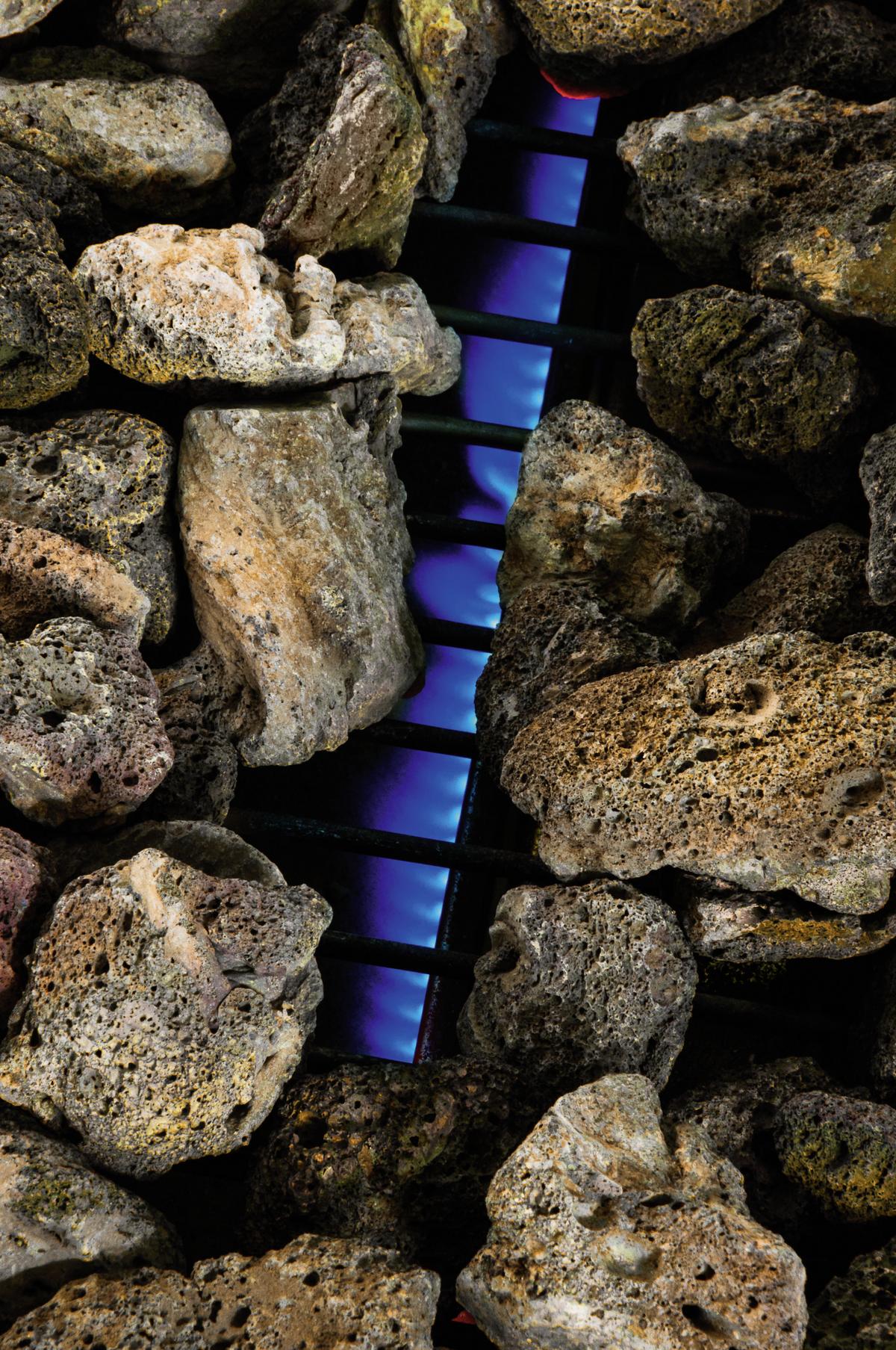 Gasgrill Lavastein Halifax 1 2 Brenner 98x53x100 cm - Schwarz, Metall (98/53/100cm)