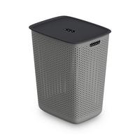 Nádoba na bielizeň MAJA - CA. 60L - čierna/sivá, Modern (45/34/58cm) - Mömax