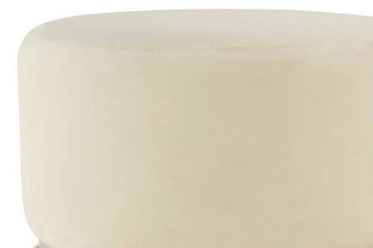 Taburetka zlatá/šampanská - zlatá/šampanská, Basics, kov/kompozitné drevo (41/44,5/41cm)