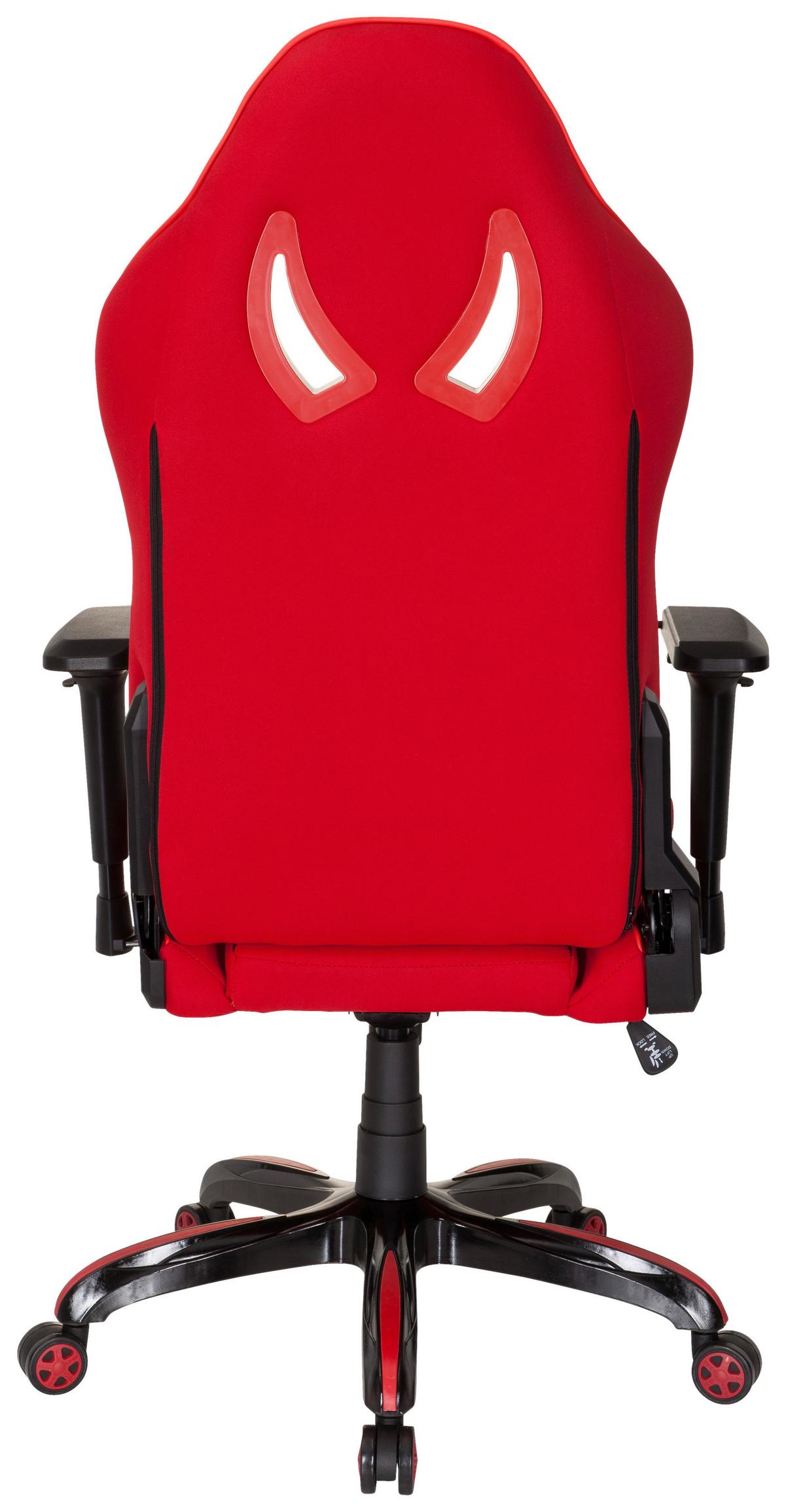 Gamingstuhl Promoter Ii Rot/schwarz - Rot/Schwarz, MODERN, Kunststoff/Textil (74/133/67cm) - MID.YOU